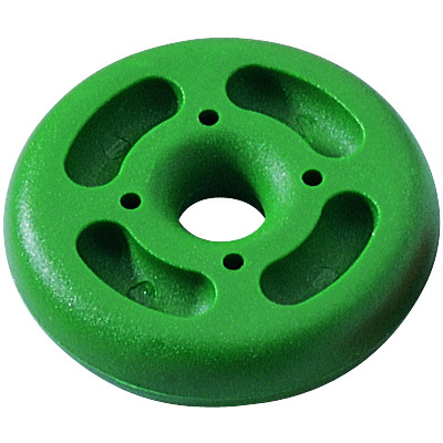 Rondelle plastique int10/ext 40mm vert (pice)