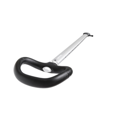 silver asymmetric handle tiller extensio