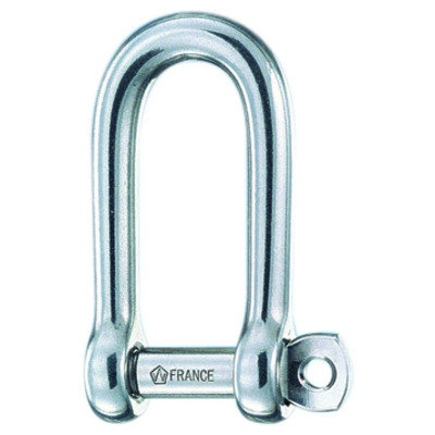 self-locking long d shackle - dia 8 mm