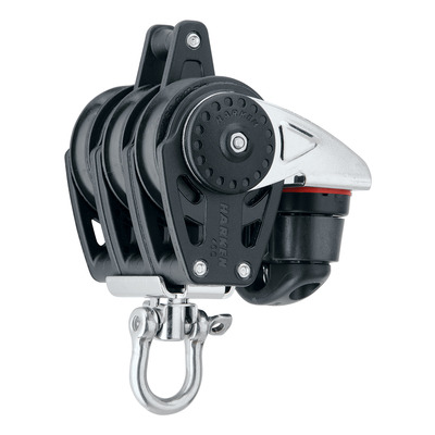 HARKEN Poulie carbo triple taquet & ringot 40mm